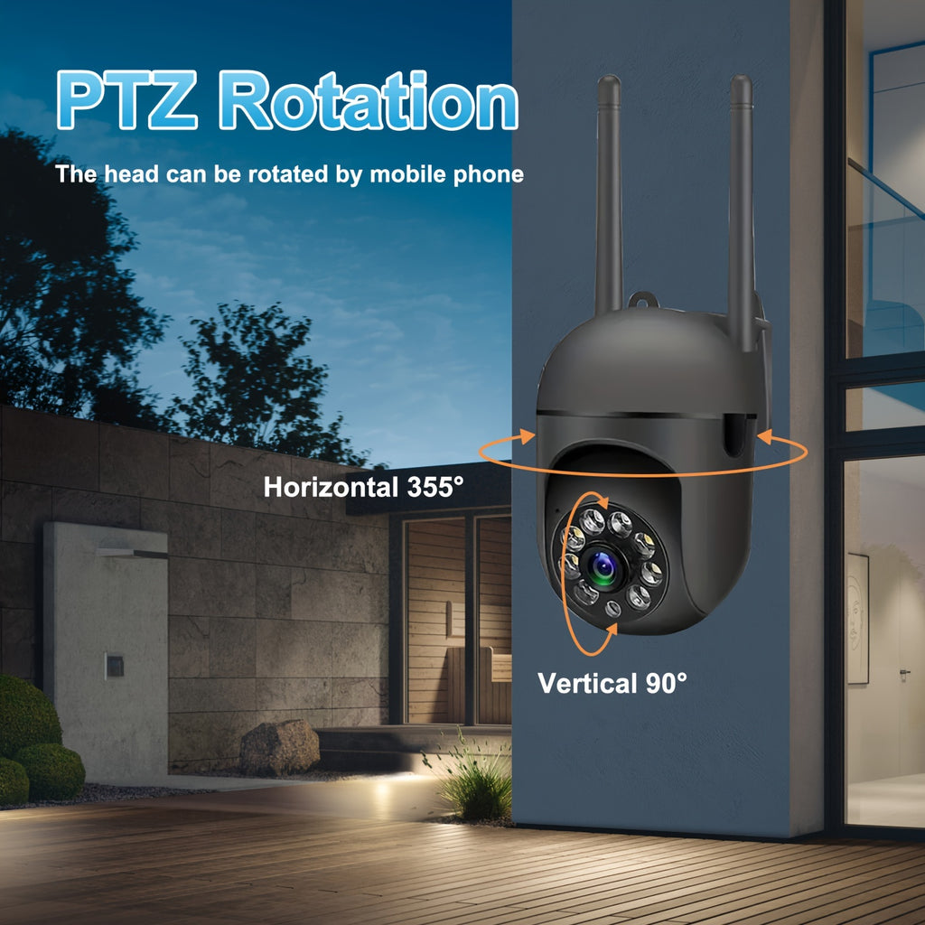 360  Wireless Camera Outdoor -WiFi Night Vision Cam HD 1080P 
Home Security System