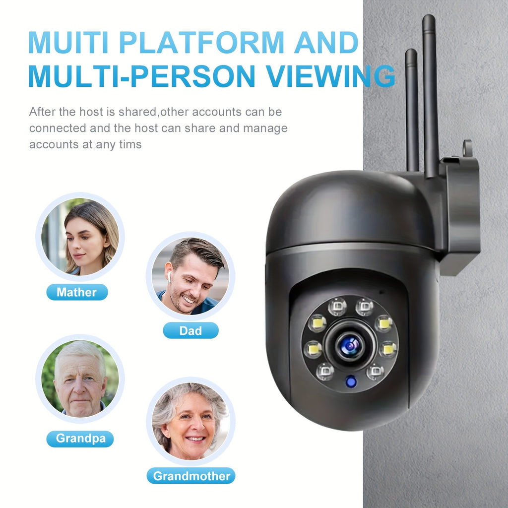 360  Wireless Camera Outdoor -WiFi Night Vision Cam HD 1080P 
Home Security System